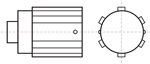 M1 Star with carbide bar inserts