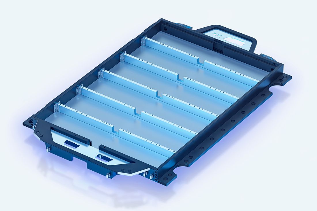 Battery tray and cover