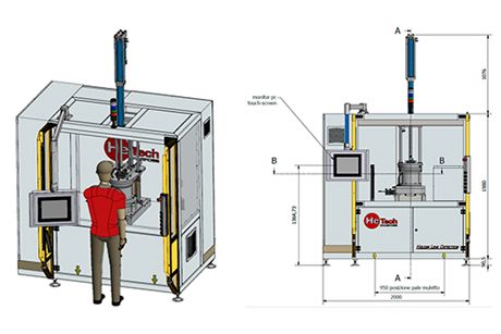Leak Testing Of Assembled Cooling Jacket By Helium Detecting System