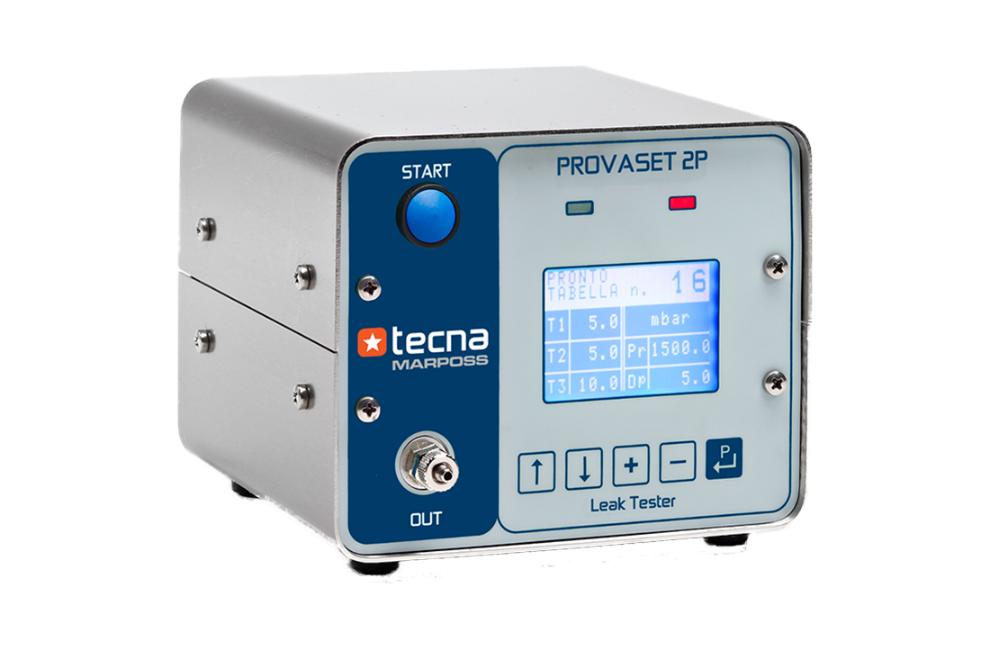 Leak tester by absolute pressure decay