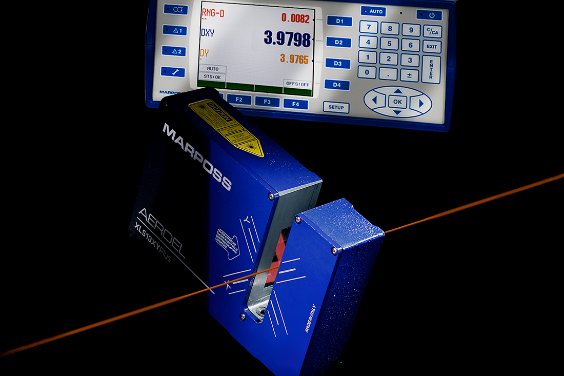 MARPOSS laser micrometer for on-line diameter measurement