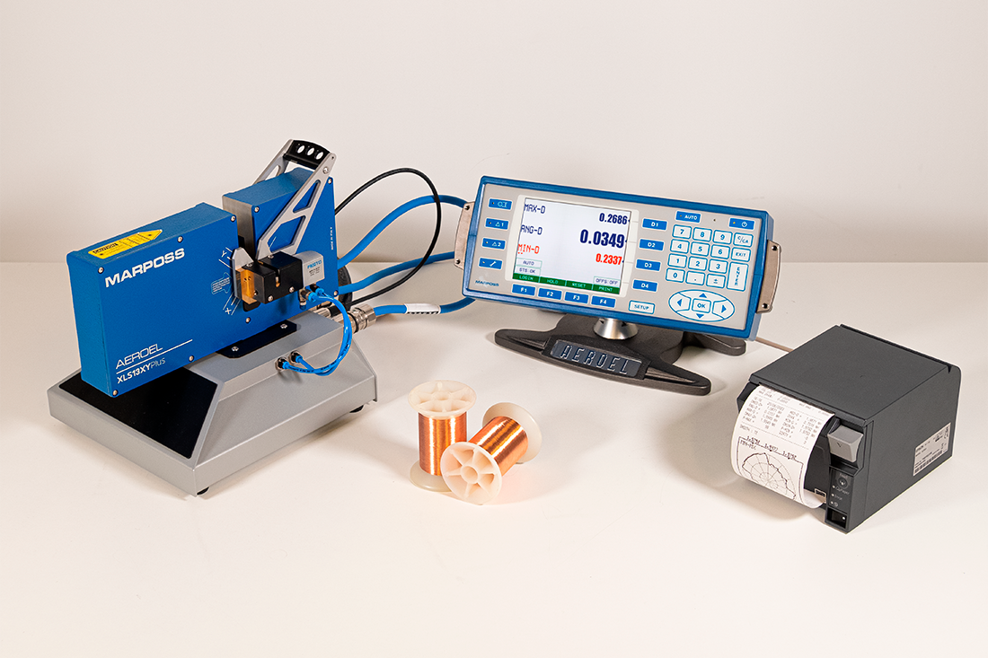 POP MAX＆POPＸ2点 MARPOSS bench-top laser micrometer for on-line diameter measurement