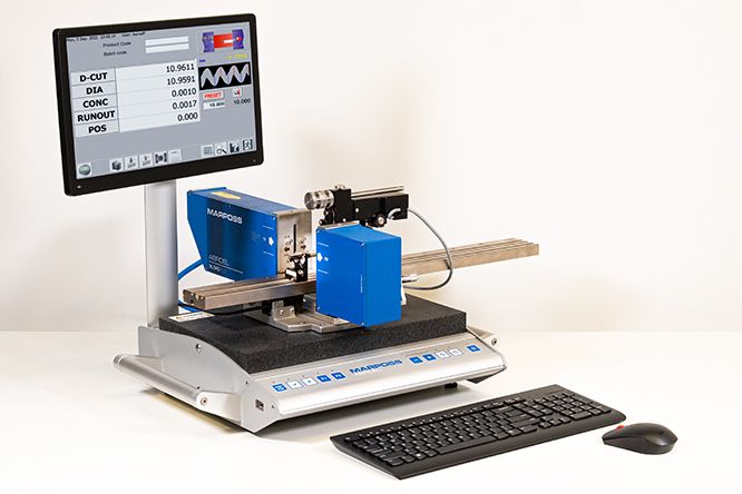 Super Meclab T - measuring the diameter of cylindrical products like mechanical components