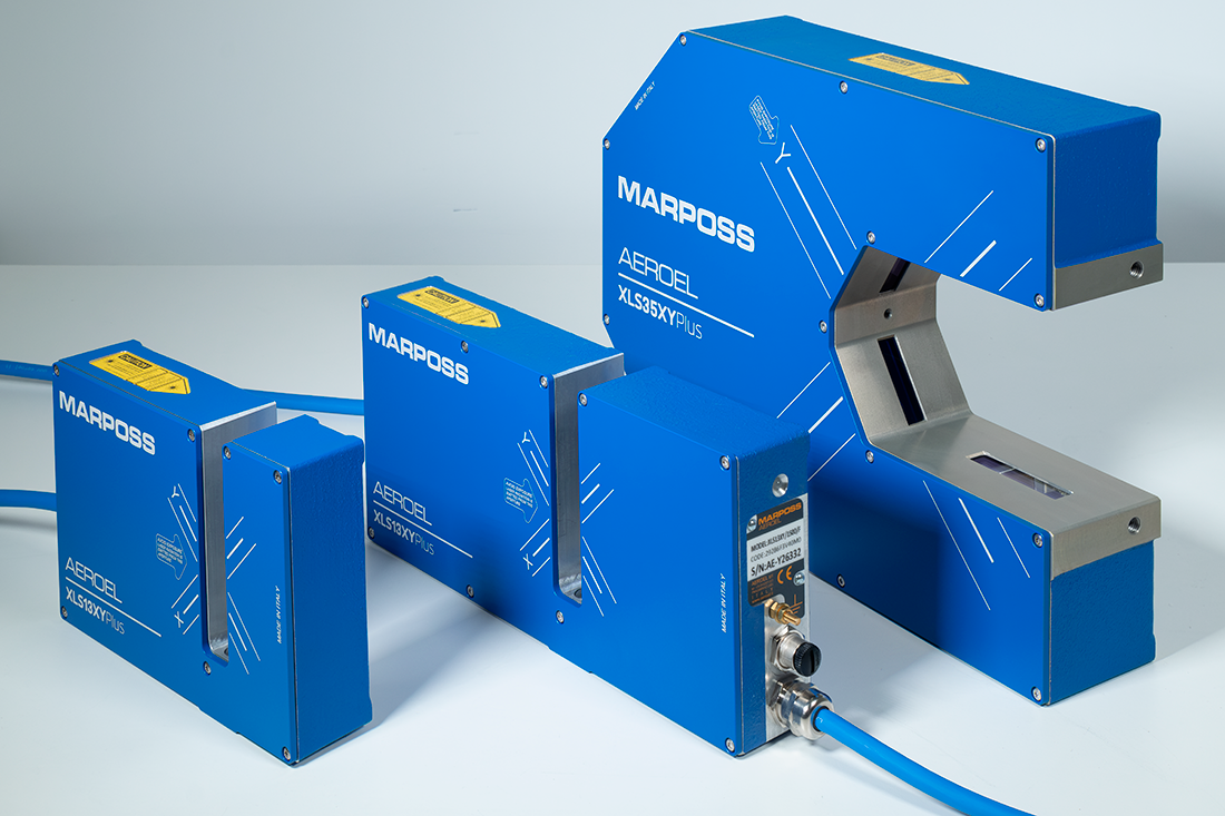 Micrometri laser per misura su due assi
