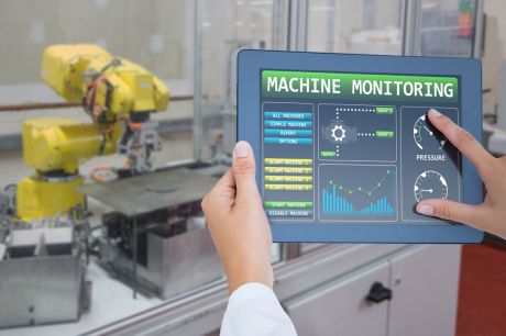 Monitoring of the machine tools for semiconductor manufacturing