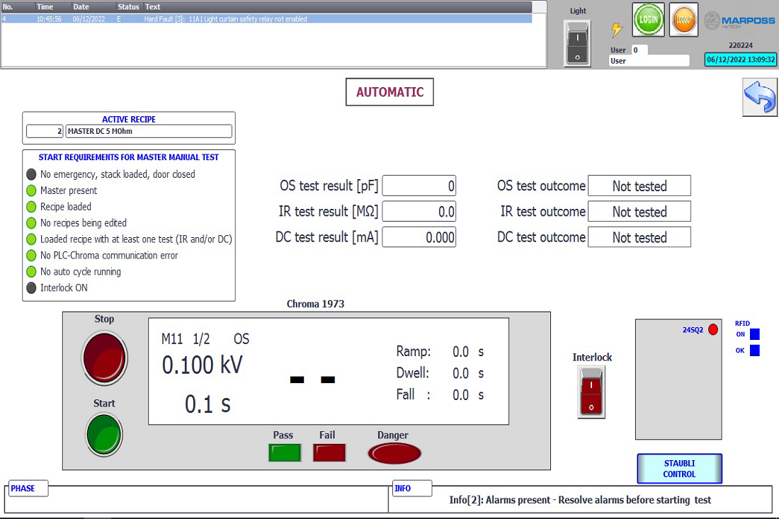 Prueba eléctrica 