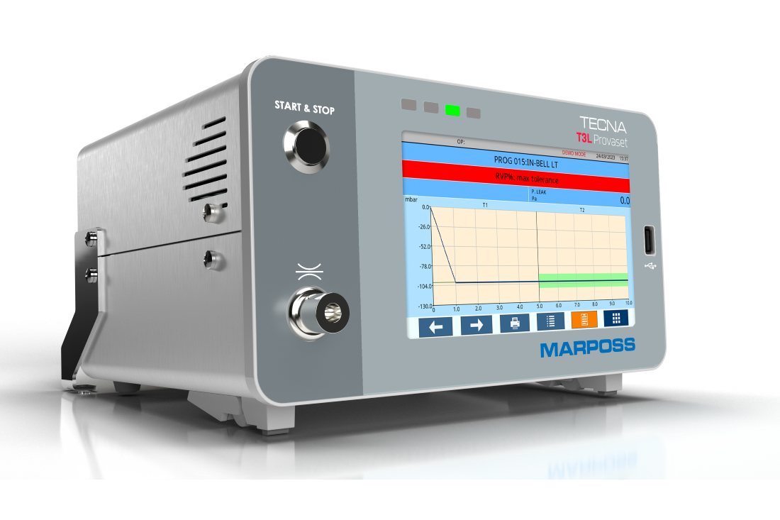 MARPOSS leak tester, differential method