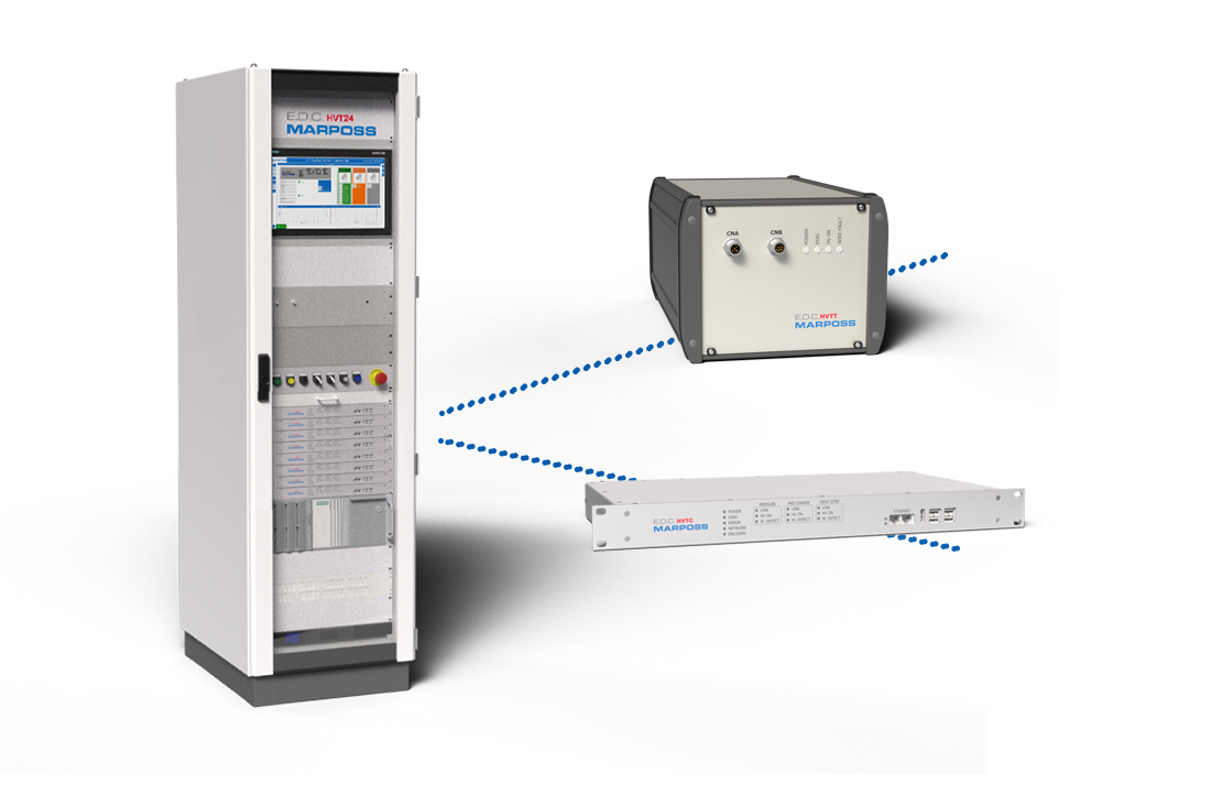 In-line high voltage testing for magnet wire
