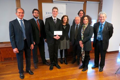 <em>from the left: Edoardo Possati, Francesco Possati, András Oláh, Tiziana Ferrari, Stefano Possati, Alberto Possati, Sonia Bonfiglioli, Michael Plummer</em>