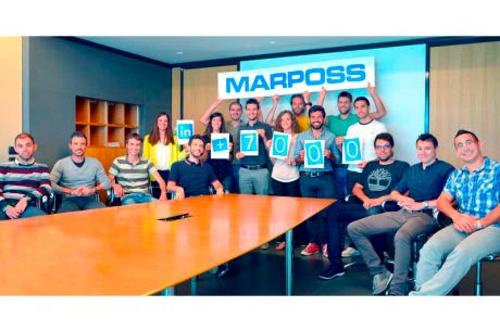 MARPOSS HAT SEINEN 7000. FOLLOWER AUF LINKEDIN ERREICHT