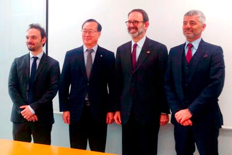 VISIT OF THE ITALIAN AMBASSADOR IN KOREA