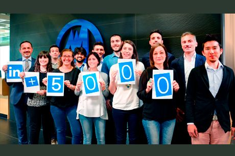 MARPOSS HAT SEINEN 5000. FOLLOWER AUF LINKEDIN ERREICHT