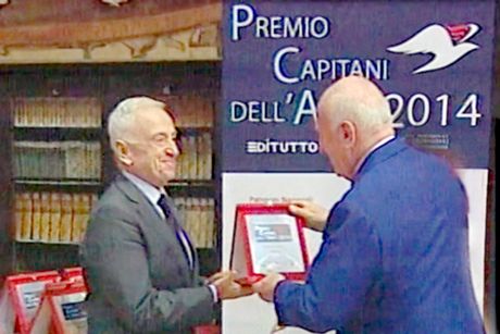 IL PRESIDENTE DI MARPOSS "CAPITANO DELL'ANNO"