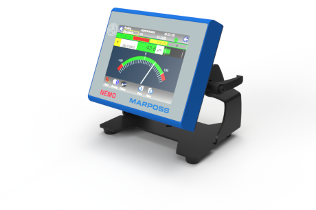 MARPOSS bench for high precision OD check of smooth and interrupted surfaces