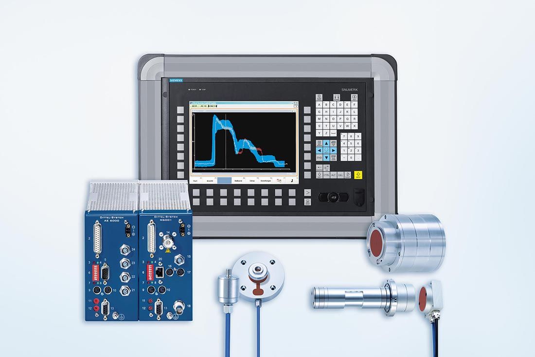 Modulares Auswuchtsystem mit Körperschall-Prozesskontrolle