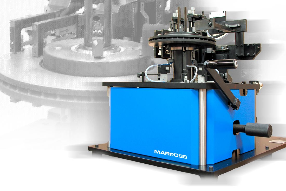 Station de mesure manuelle pour contrôle de composants de type disque (disques de freins, tambours, moyeux)