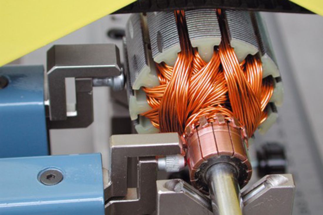 MARPOSS electric motor armature inspection MARPOSS electric motor armature inspection