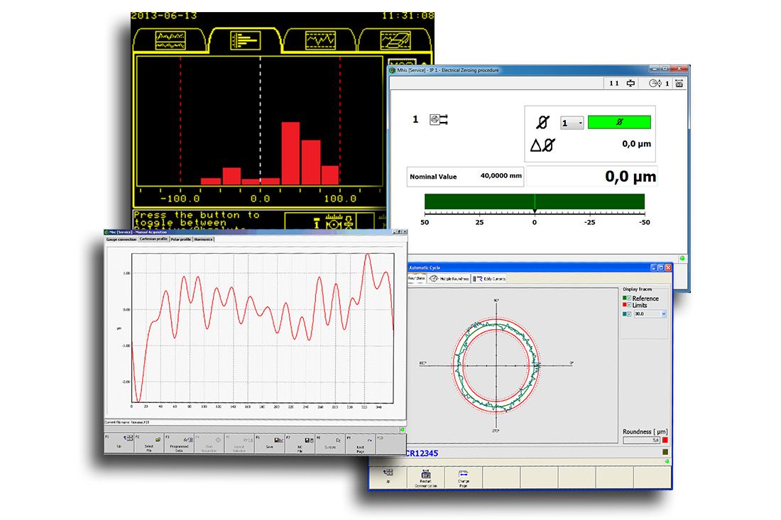 Software per Controllo Dimensionale, Montoraggio di Processo e Bilanciatura Mola su Rettificatrice