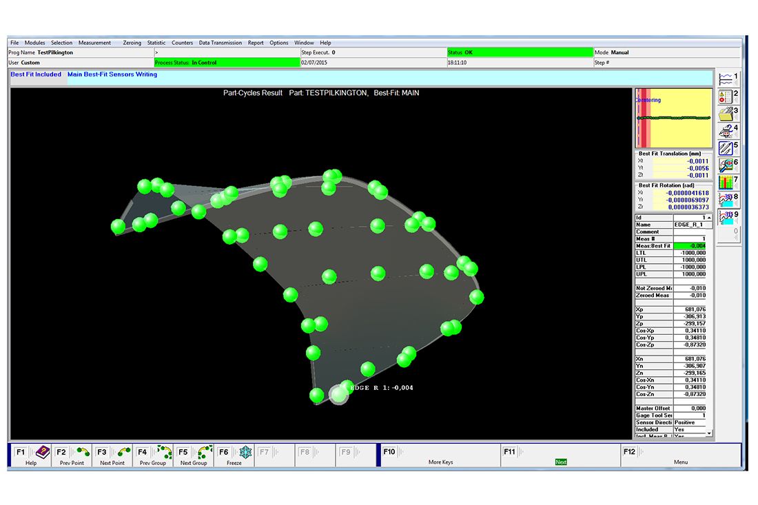 Software per Controllo Vetri Automobilistici